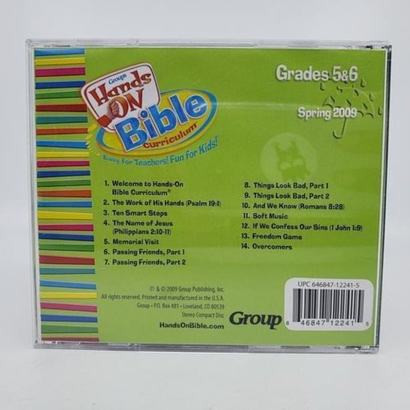 Group's Hands On Bible Curriculum Audio CD (2009) Grades 5&6 Kids for Teachers - Picture 3 of 5